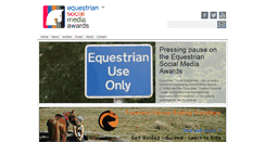 Desktop Screenshot of equestriansocialmediaawards.com